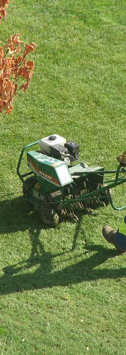 Aerator manual gazon